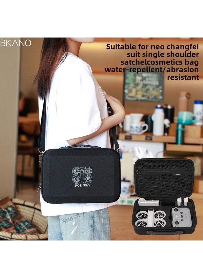 Bkano Is Suitable For DJI Neo Cosmetics Bag For DJI Neo Bag Changfei Suit Bag Cosmetics Bag Storage Box Box-Color:Neo Changfei Version Black Shoulder Storage Box-Size:About 31*21*9cm