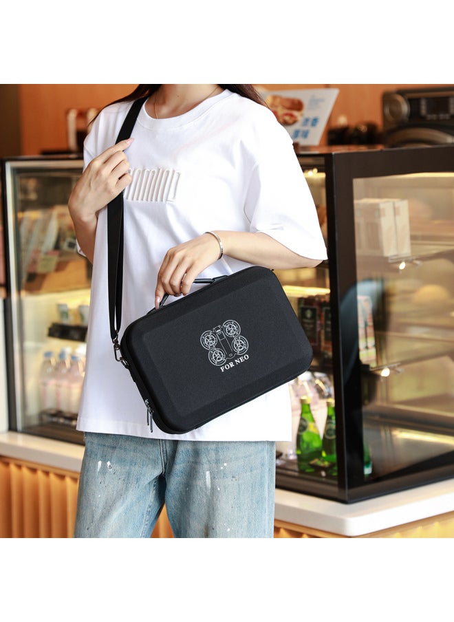 Bkano Is Suitable For DJI Neo Cosmetics Bag For DJI Neo Bag Changfei Suit Bag Cosmetics Bag Storage Box Box-Color:Neo Changfei Version Black Shoulder Storage Box-Size:About 31*21*9cm