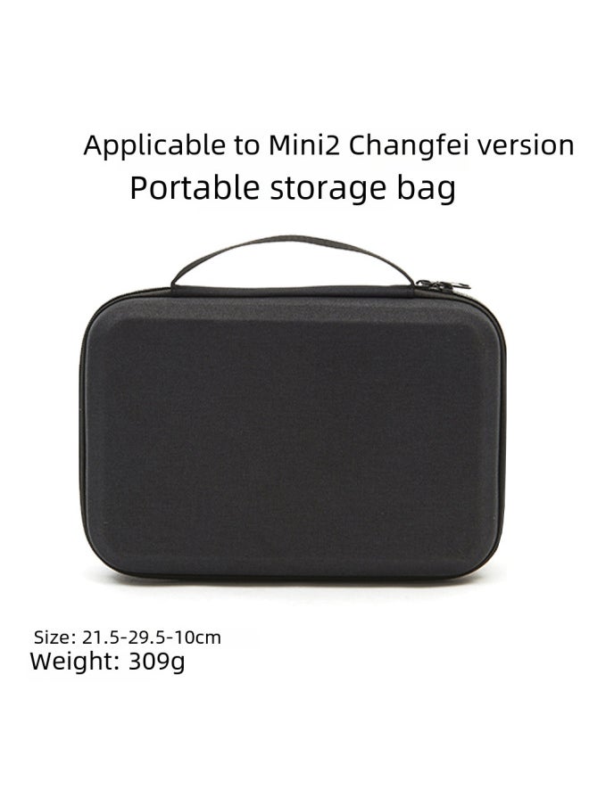 Suitable For DJI Royal Mini 2 Storage Bag Mavic Mini 2 Changfei Edition Storage Box Waterproof Accessories Bag-Color:Black Box Black Gallbladder