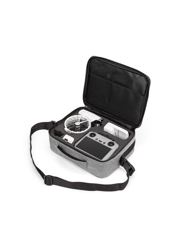 Suitable For DJI Dajiang Flip Shoulder Storage Bag Crossbody Bag Protective Box FLIP Outdoor Accessories Crossbody Bag-Color:Gray-Size:33/26/7cm