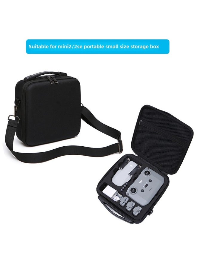 Suitable For DJI 2 SE/MINI4K UAV Storage Bag Box Single Shoulder Small Backpack Messenger Bag Accessories-Color:MINI2/MINI2 SE Small Black Backpack-Dimensions:21.5*21.5*9cm