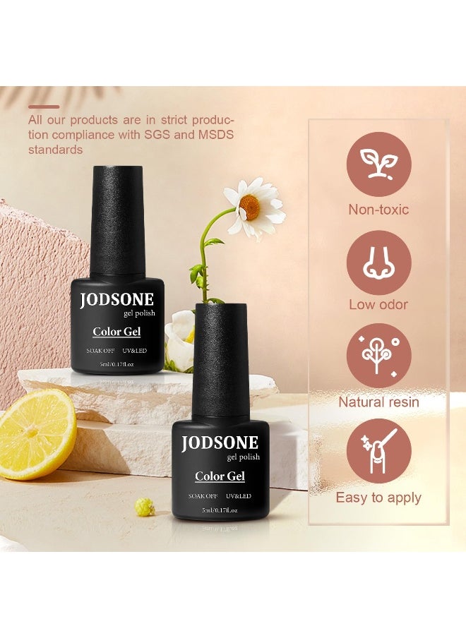 Gel Nail Polish Kit with U V Light 32 Color Soak OFF Gel Nail Kit Base&Top Coat Gel Polish for DIY Manicure Lovers
