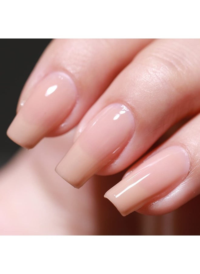 Gel Nail Polish,15ML Nude Pink Color Soak Off UV LED Gel Polish Nail Art Manicure Salon DIY Nail Design Decoration at Home #D016