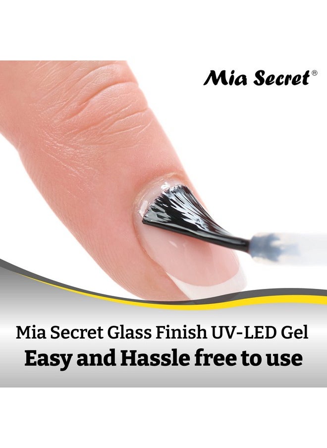 Mia Secret Glass Finish UV-LED Gel 0.5 Fl. oz - 15mL