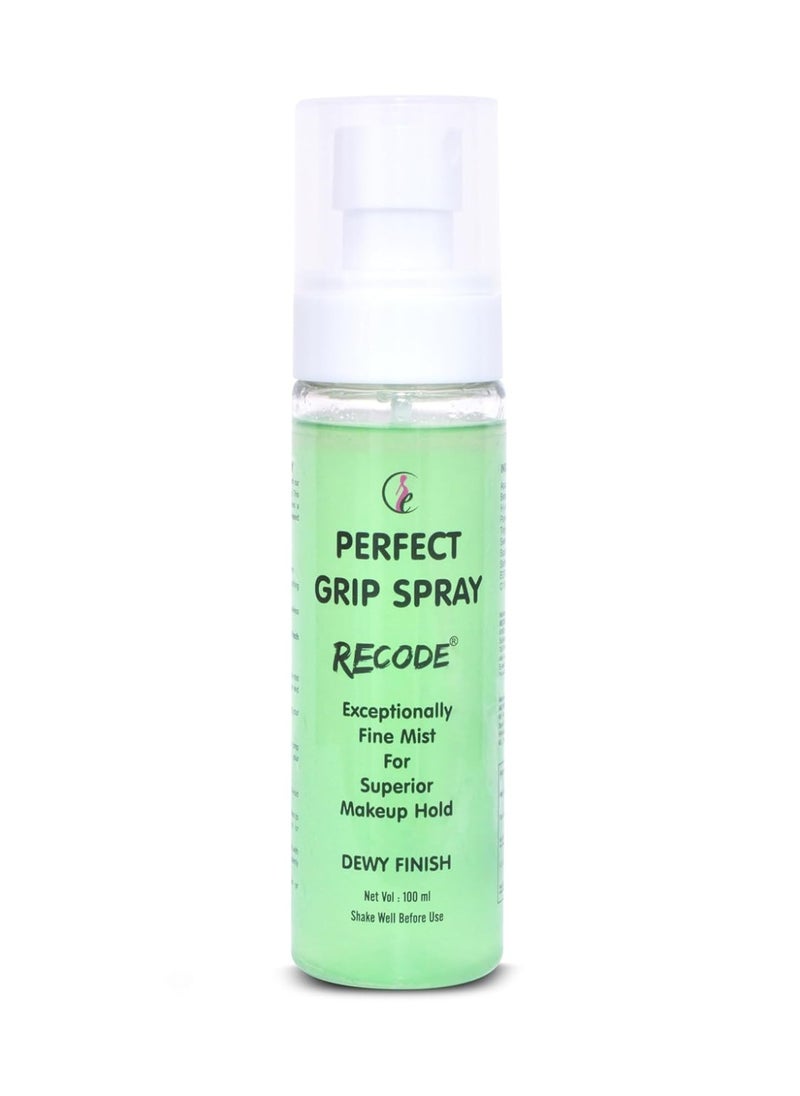 Perfect Grip Spray Makeup Fixer 100ml Dewy Finish Vitamin E Long Lasting Hydrates Soothes Refreshes Skin