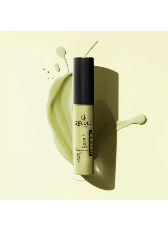 Concealer comes with Natural Matte Finish & Blendable High Coverage Formula, Waterproof & Lightweight, Shade 07 Green, 6ml