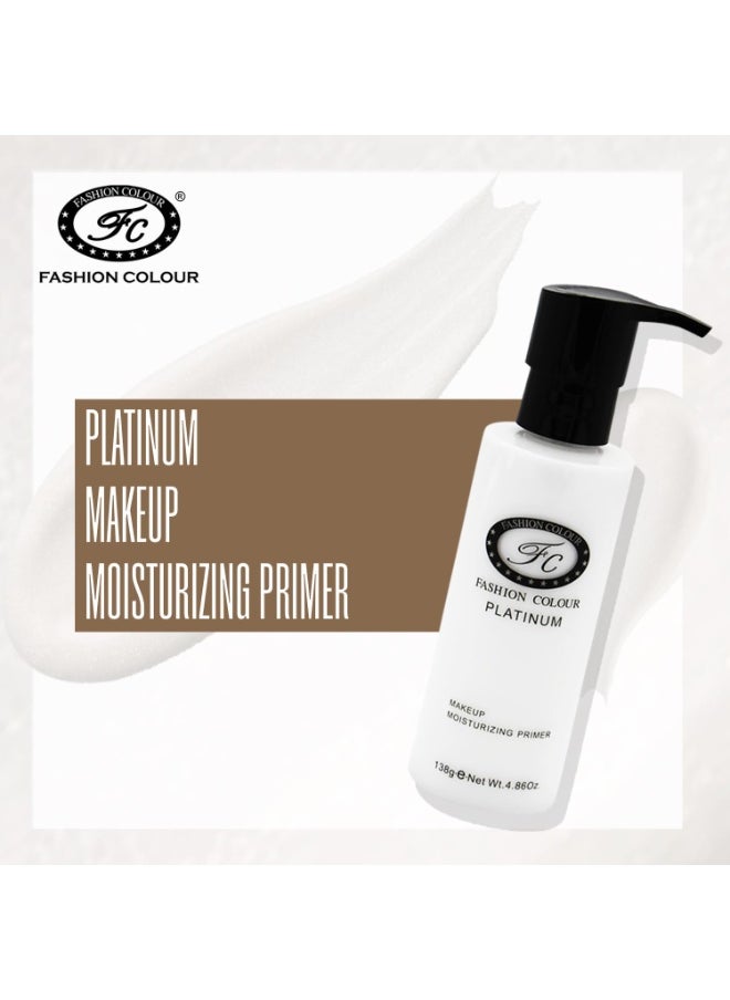 Platinum Moisturizing Primer Oil-Free Weightless Formula Hydrating Long Lasting 135ml