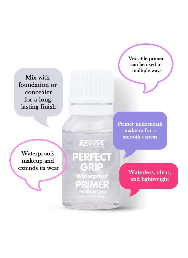 Studio Perfect Grip Waterproof Primer for All Skin Types, 12 ml
