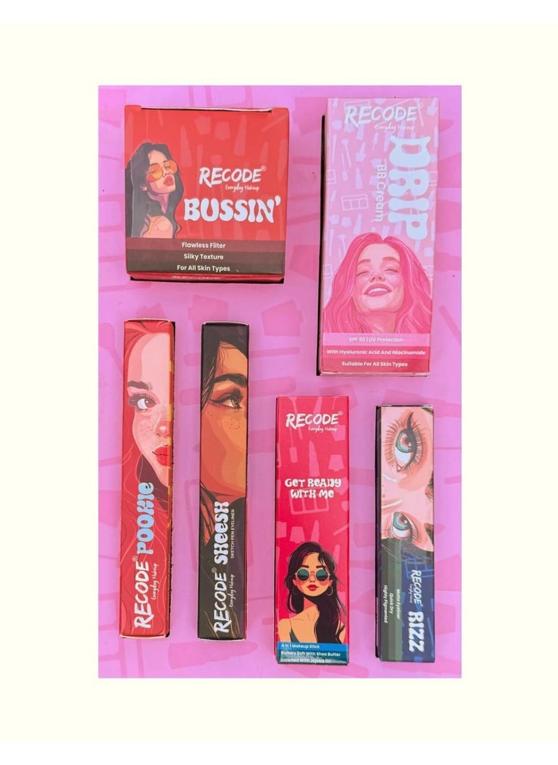 Everyday Makeup Box 01 Light Pink Undertone 6 in 1 Combo