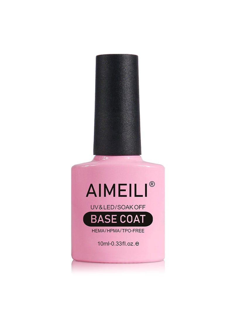AIMEILI Nutrition Base Coat Soak Off U V LED Hema Free Cruelty Free Vegan Gel Nail Polish