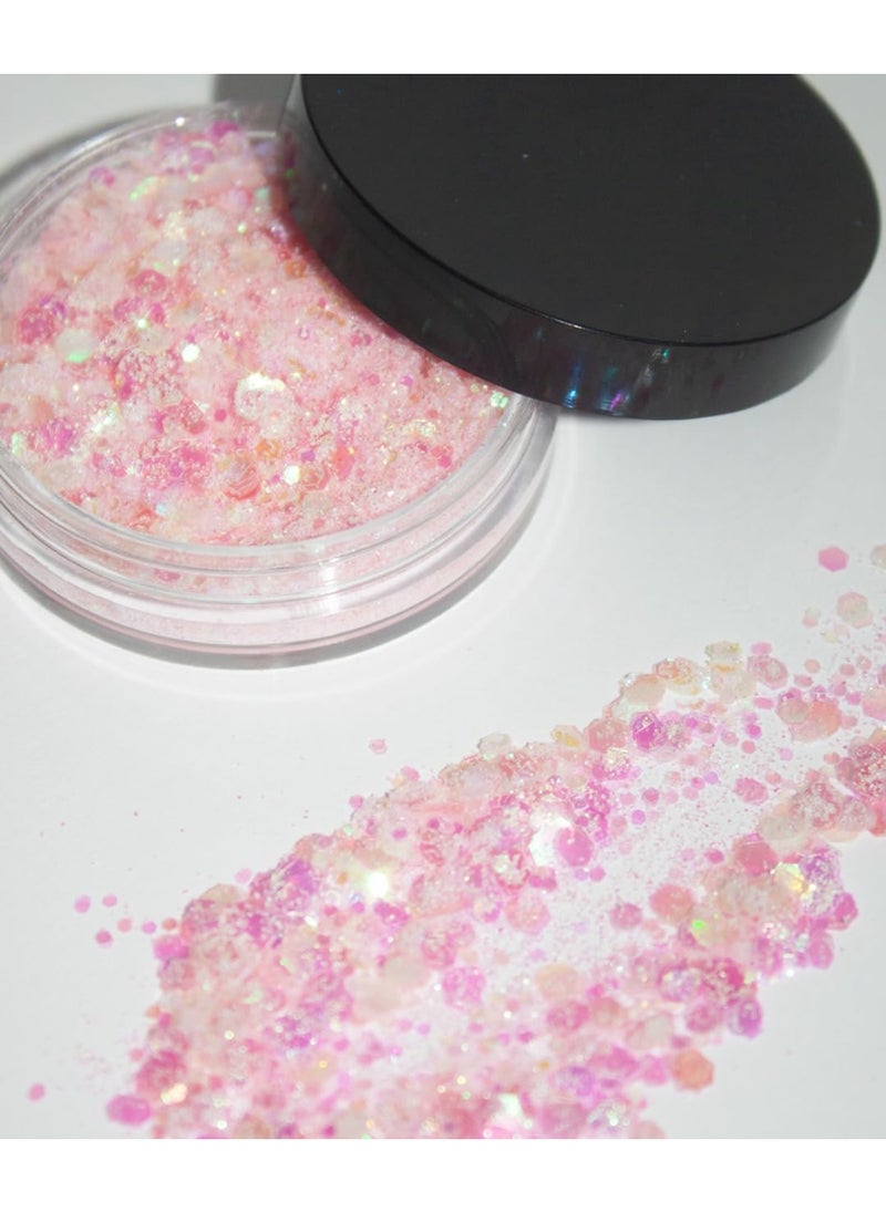 Aura Biodegradable Chunky Glitter // Karizma Beauty Bio Glitter Eco Glitter Face Glitter 10g