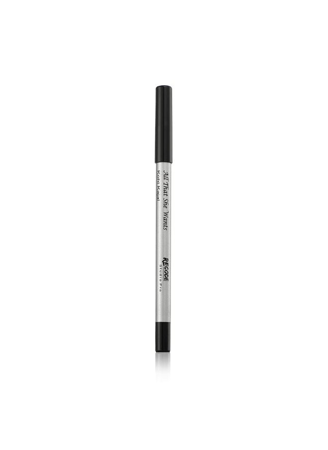 Black Kohl Kajal Pencil All That She Wants 1.20 GMS