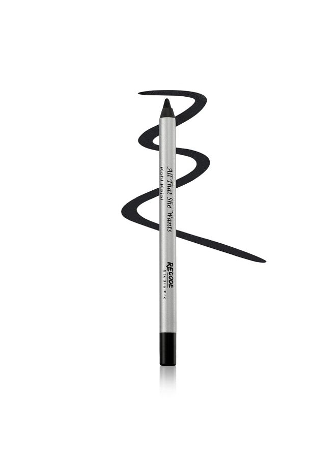Black Kohl Kajal Pencil All That She Wants 1.20 GMS