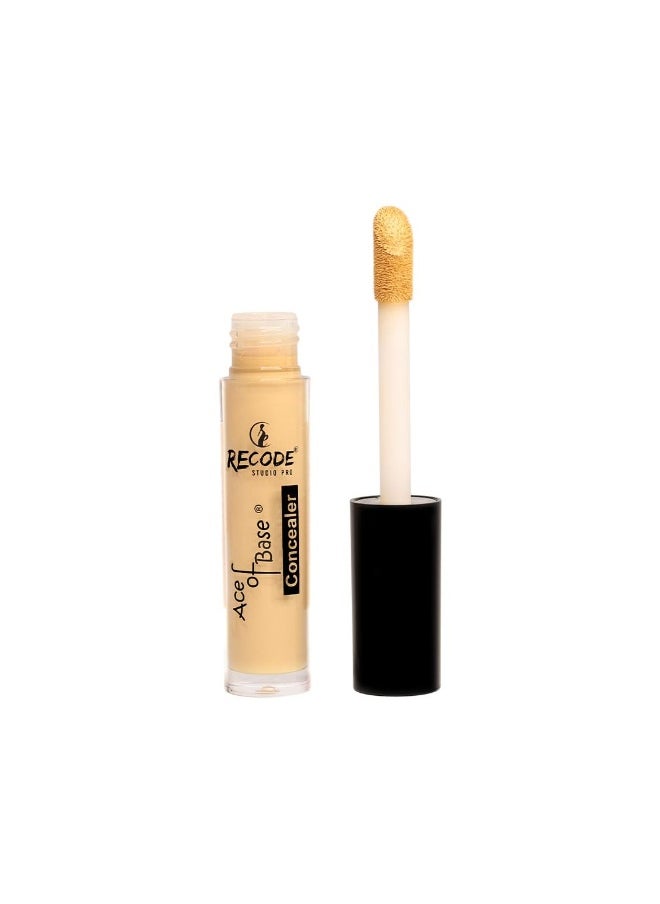 Concealer comes with Natural Matte Finish & Blendable High Coverage Formula, Waterproof & Lightweight, Shade 06 Yellow, 6ml