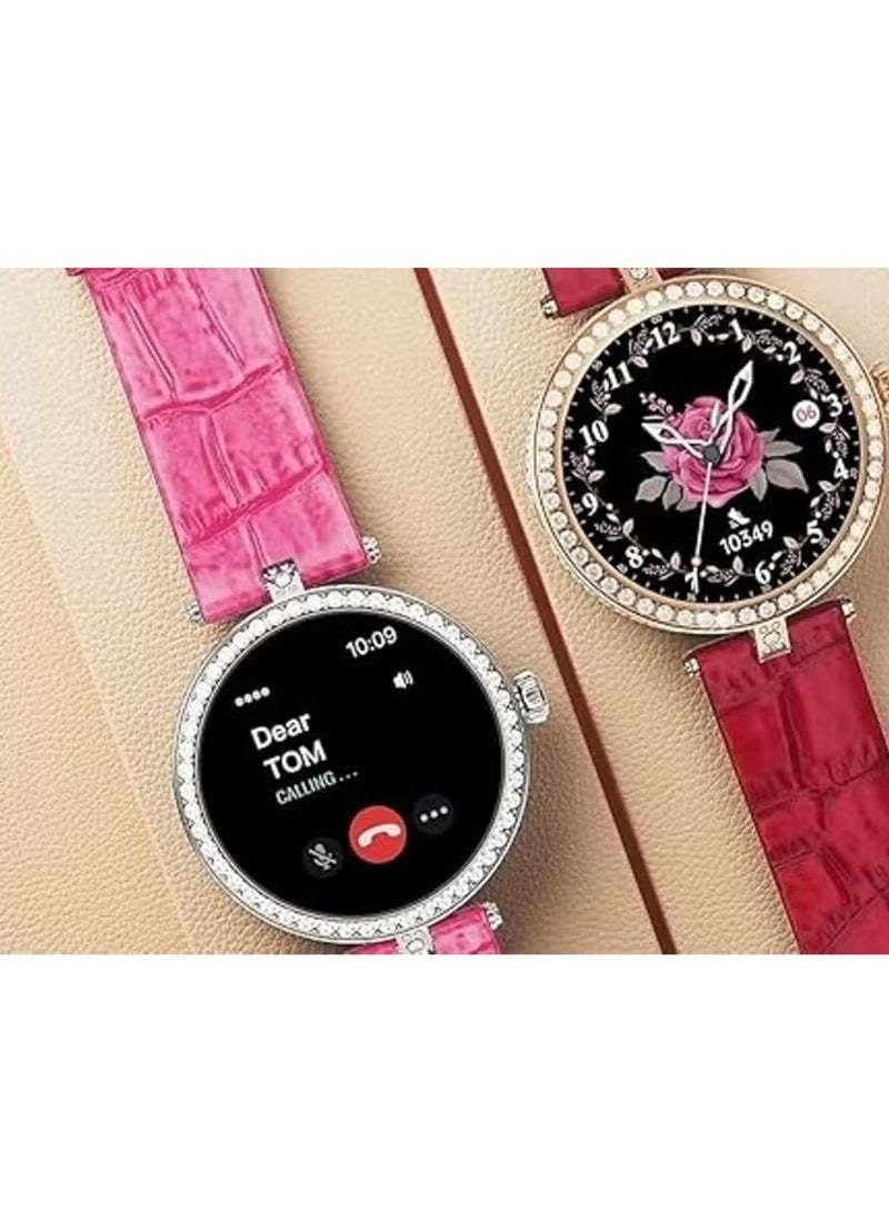 Haino Teko RW-21 Stylish Smartwatch for Women & Girls – Bluetooth Calling, Fitness Tracker, Heart Rate Monitor, Waterproof Touchscreen – iOS & Android Compatible