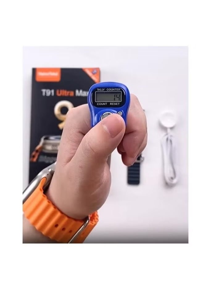 Haino Teko Germany T91 Ultra Max Compass Smartwatch – 2-Inch Largest Screen, Waterproof, Dual Strap Design, Free Gift Included – Premium Fitness Tracker for Men & Women