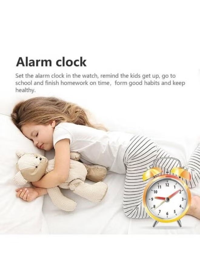 Children’s Smartwatch with LBS Tracker, SOS Emergency Call, Voice Chat & Digital Camera | Kids Touchscreen Watch with Games & Alarm Clock | Safe Smart Watch for Boys & Girls | Birthday Gift for Students | Child GPS Locator Wristwatch