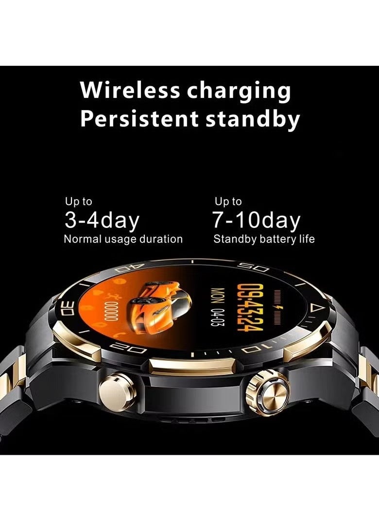 S30 Max Men’s Smart Watch – 1.62 Inch Touchscreen, 4GB ROM, NFC, BT Call, Voice Memo, Fitness Tracker, Wireless Charging – Stylish & Versatile Smartwatch for Men