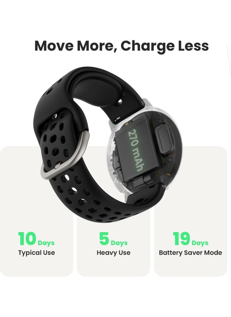 Active 2 Smart Watch 44mm GPS Maps with Direction Fitness Tracker 10 Day Battery Sleep Monitor 160+ Sport Modes Water Resistant for Android & Apple iPhone Red Silicone