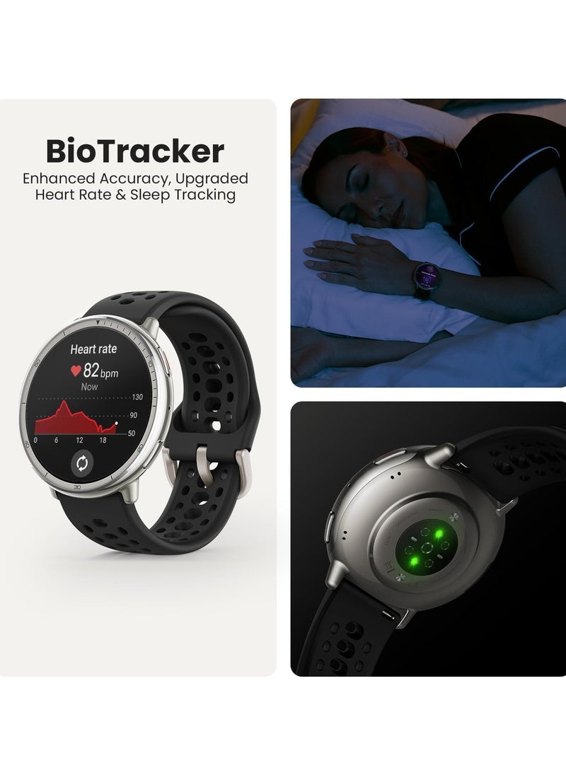 Active 2 Smart Watch 44mm GPS Maps with Direction Fitness Tracker 10 Day Battery Sleep Monitor 160+ Sport Modes Water Resistant for Android & Apple iPhone Red Silicone