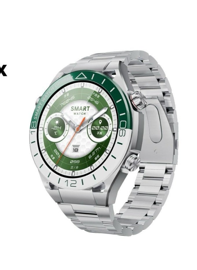 Hie-Q WR-GT5 MAX Smartwatch with 2 Straps, Super AMOLED Display, Fitness Tracker, 1-Year Warranty