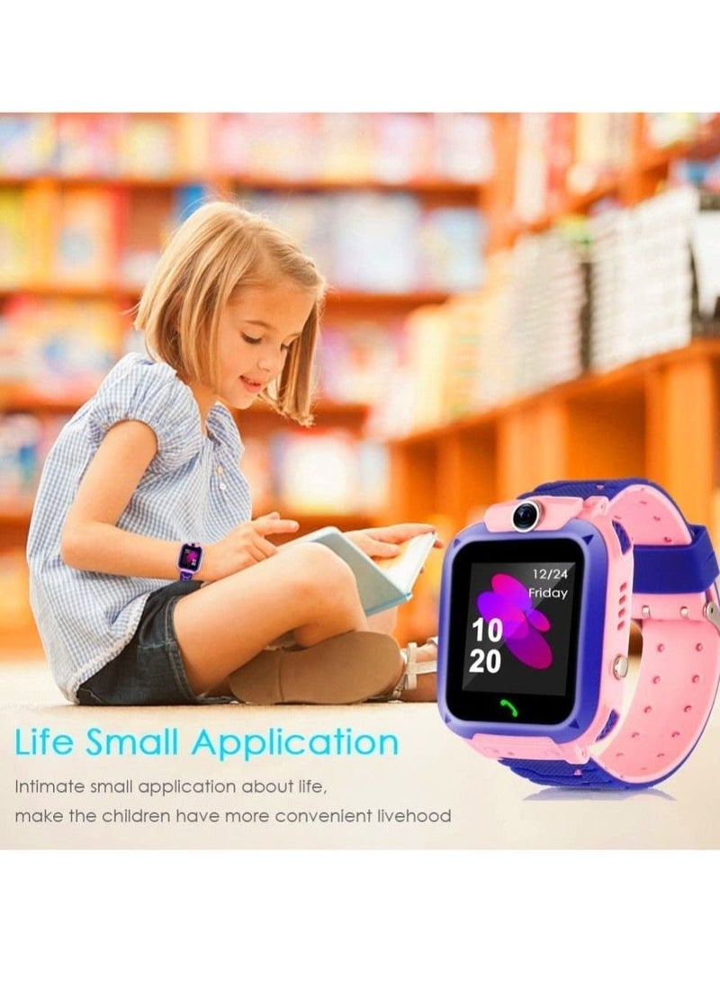 C002 Waterproof Smart Watch For Kids Pink