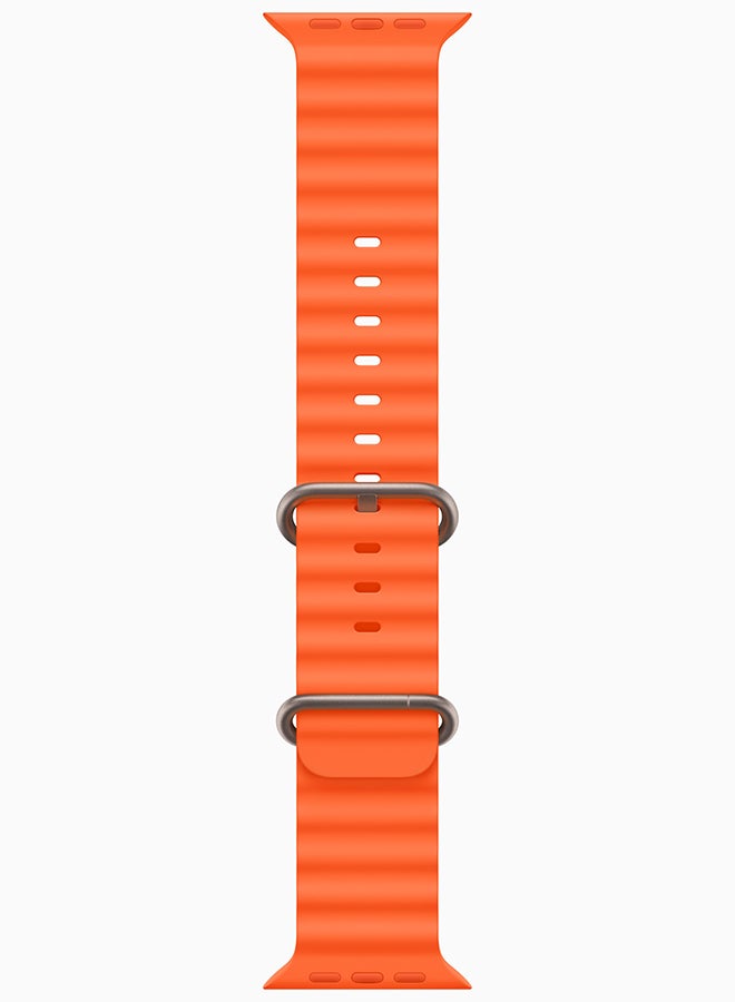 Renewed - Watch Ultra 2 GPS + Cellular, 49mm Titanium Case With Orange Ocean Band