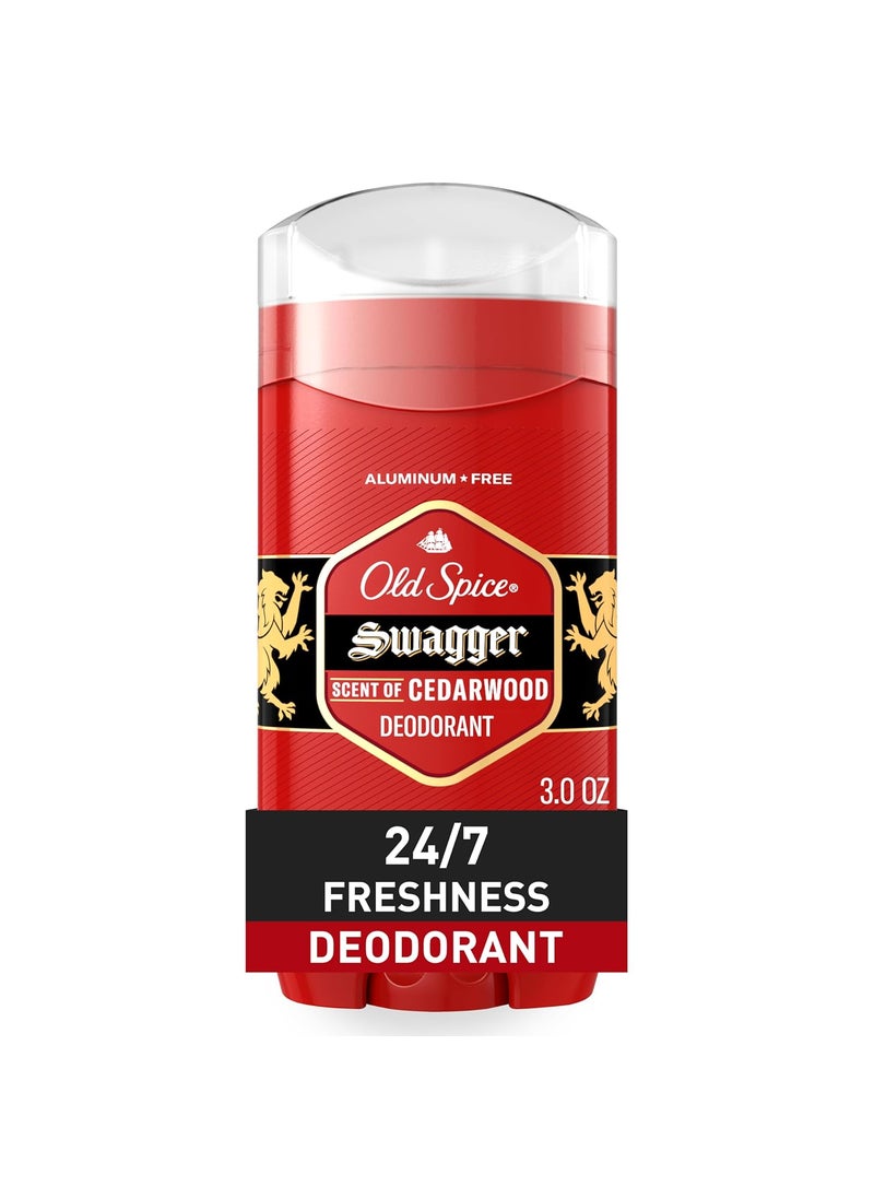 Old Spice Red Collection Deodorant for Men, Swagger Scent, 3.0 oz