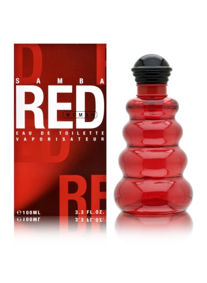 Samba Red By Perfumers Workshop For Women. Eau De Toilette Spray 3.3 Ounces