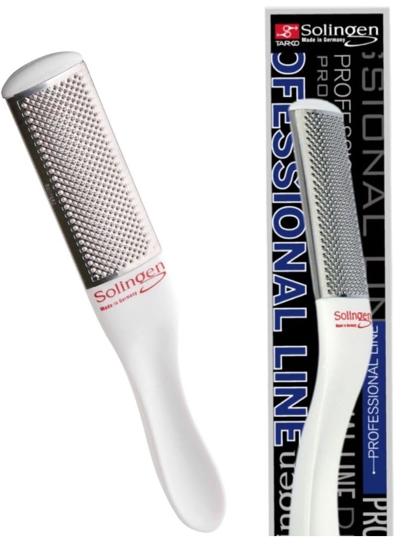 Solingen Professional Stainless Steel  Foot File  Foot Rasp  Callus Remover Best Foot Care Pedicure Tool To Remove Hard Skin  Can Be Used on Both Wet and Dry Feet  Made In Germany