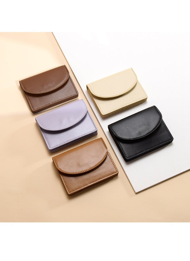 Korean Small Purse Women's Purse Short Folding Thin Solid Color Simple Student Fashion Wallet