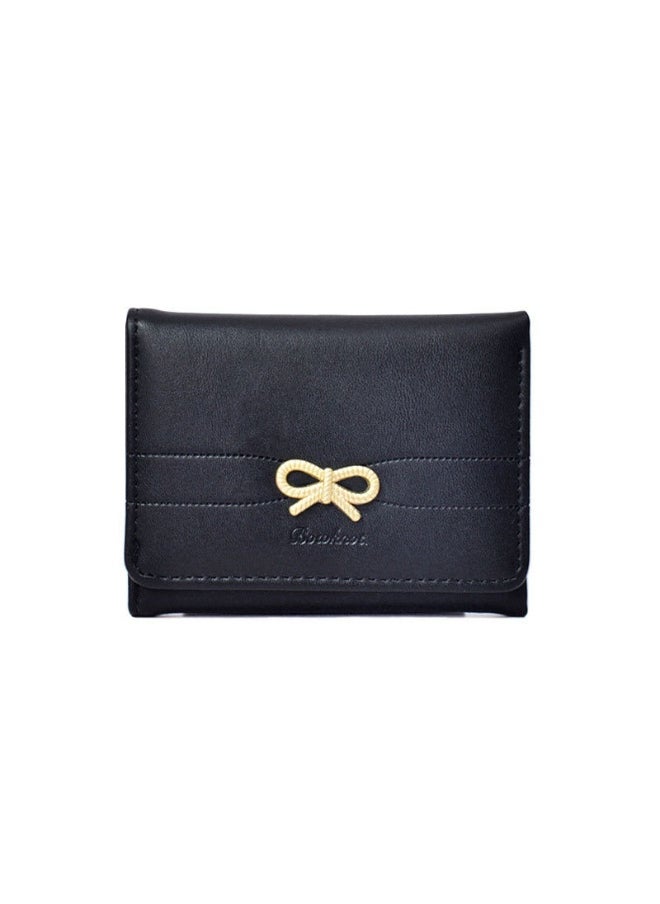 Korean Wallet Female Short ins Simple Student Multi-card Large Capacity Card Bag Zero Wallet