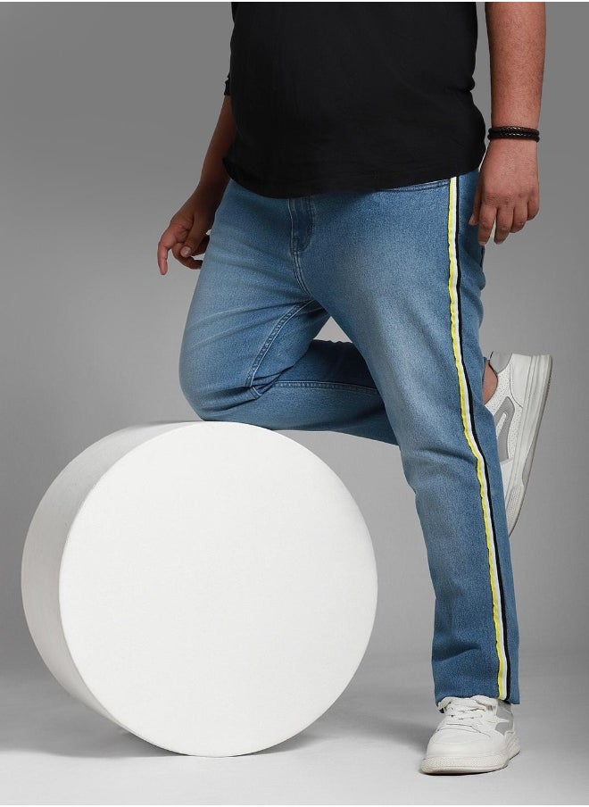 Men Blue Plus Jeans