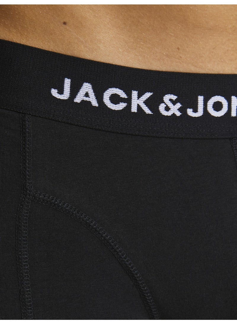 5-Piece Solid Color Logo Boxer