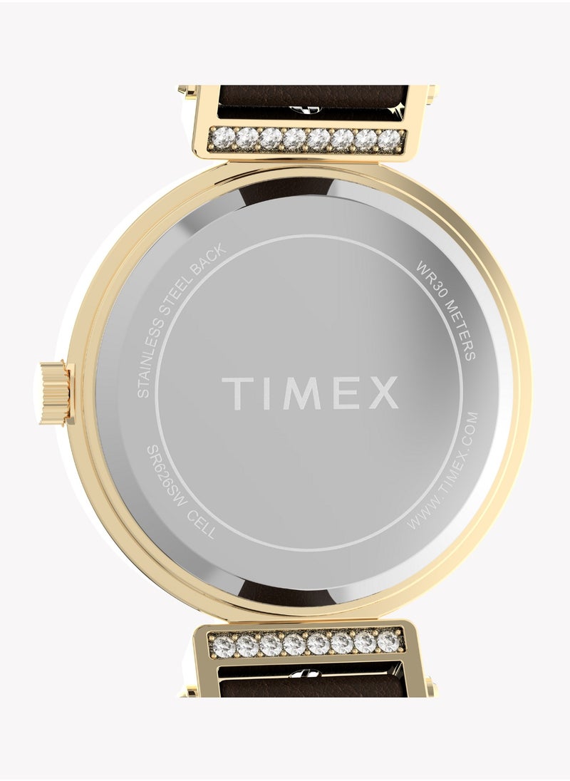 TIMEX Women's Gold/Black, Silver | Model TW2W96400