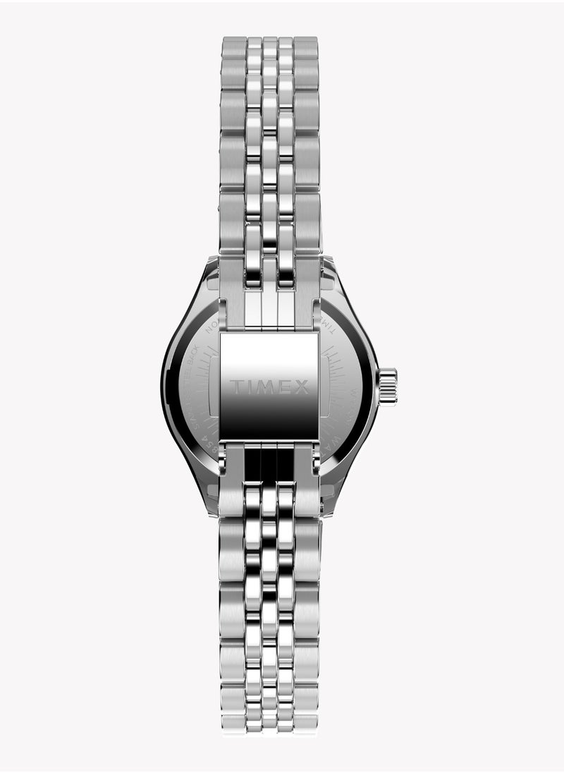 TIMEX Women's Silver & Blue Quartz Watch | TW2W90700