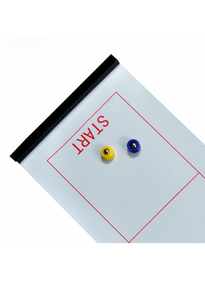 Curling Ball Various Specifications High Quality Plastic Children's Desktop Game Mini Shuffleboard Wholesale-Color:Diameter 46mm Blue