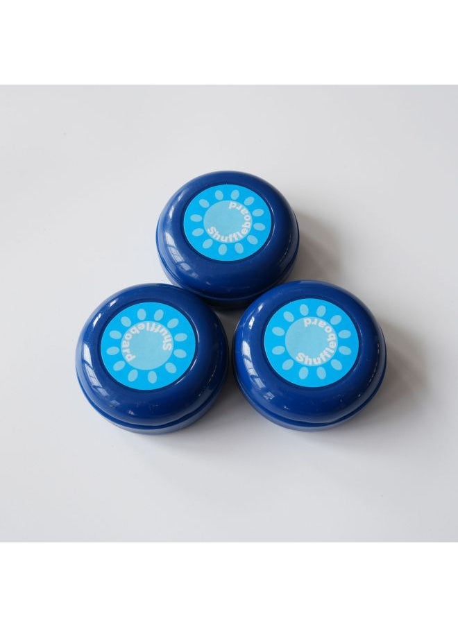 Curling Ball Various Specifications High Quality Plastic Children's Desktop Game Mini Shuffleboard Wholesale-Color:Diameter 46mm Blue