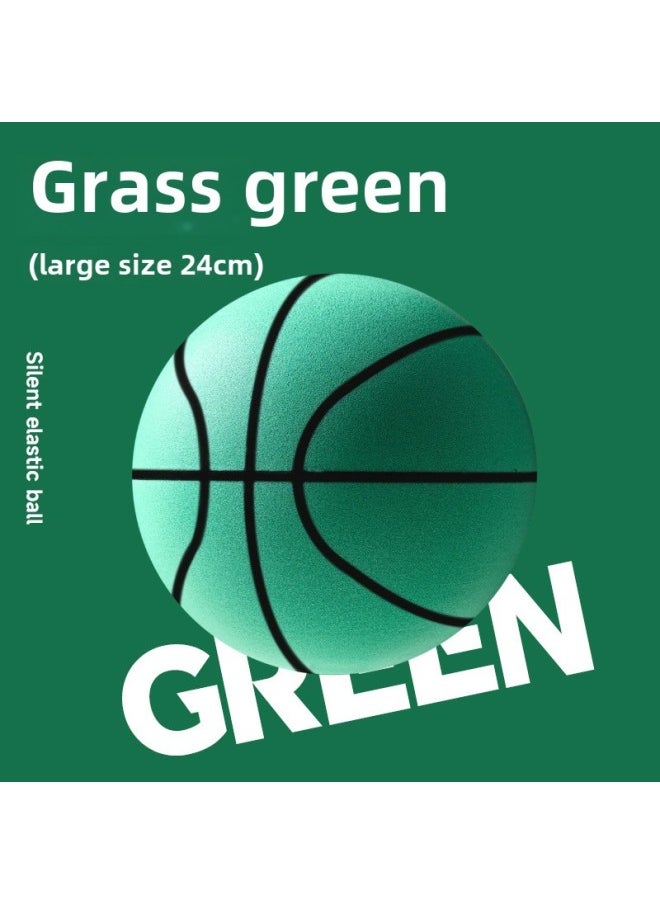Silent Ball PU Silent Basketball Home Indoor Children's Silent Pat Ball Children's Ball Game Bouncing Ball Toy Basketball-Color: No.7 Ball  24cm In Diameter