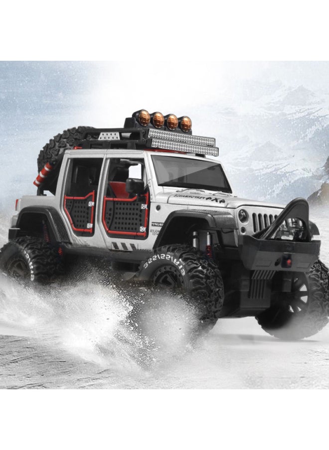 1:24 Simulation Off-road Alloy Toy Car Model Sound And Light Children's Toy Pull Back Car Model A Generation Of Hair-Color:Green