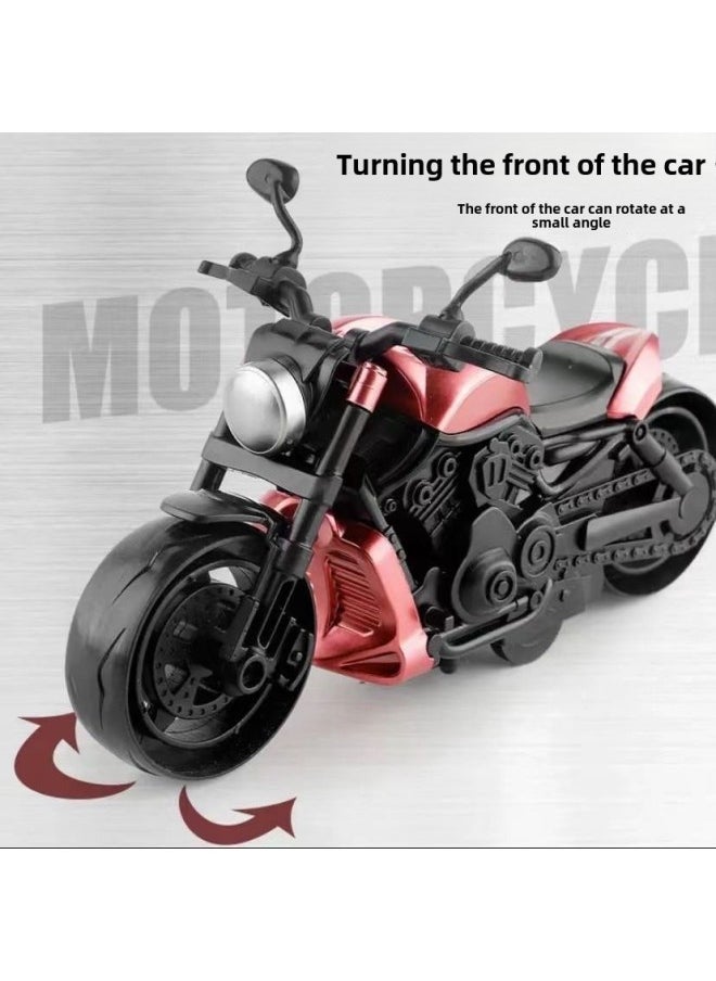 Simulation Motorcycle Model Car Model Boys Inertia Motorcycle Toy Car Ornaments-Color:A Bag Of Random