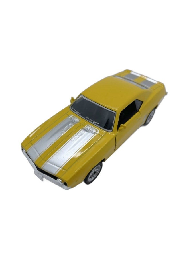 Alloy Car Model American Muscle Car 1.32 Back To Open The Door Sports Car KE Milo Alloy Car-Color:Kero Black (color Box)