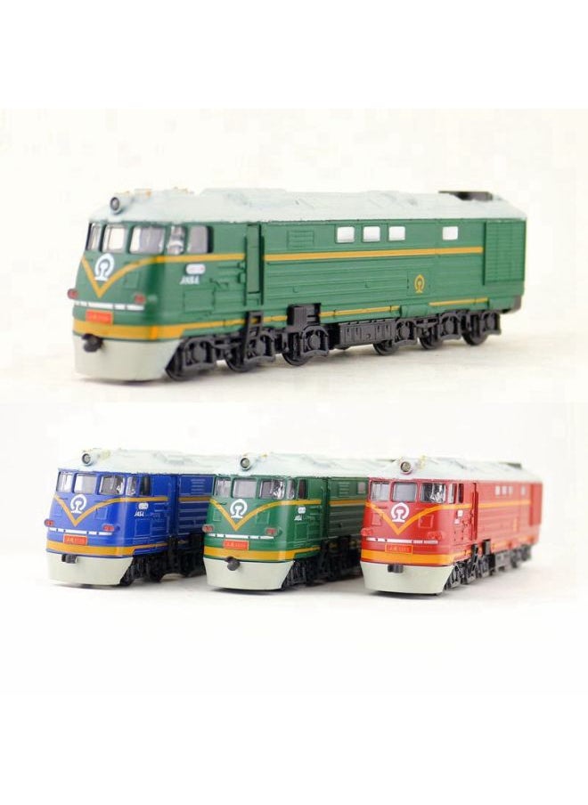 Shenghui Alloy Car Model Children's Toys Dongfeng 7246 1518 Internal Combustion Train Huili Sound And Light Gift Box-Color:Dongfeng 4 Red