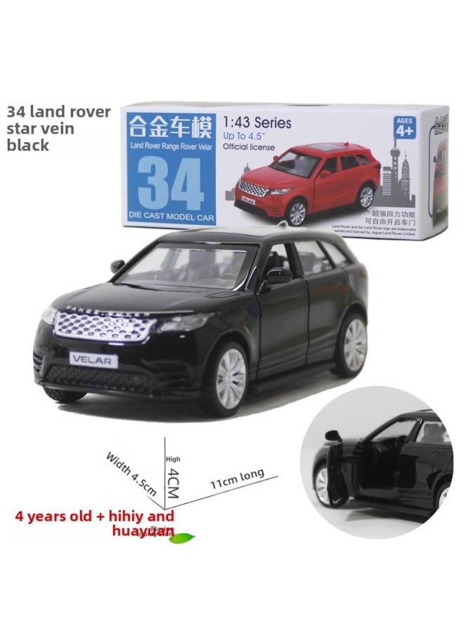 Cai Po Alloy Car Model Police Car Fire Truck Off-road Vehicle SUV Jeep Children's Toy Car-Color:67116 Volvo XC40 Police Car