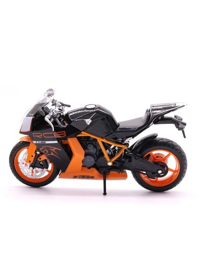 1:12 Alloy Motorcycle Model Children's Toy Motorcycle Ornaments Boy Toy Car Model-Color:794 Red