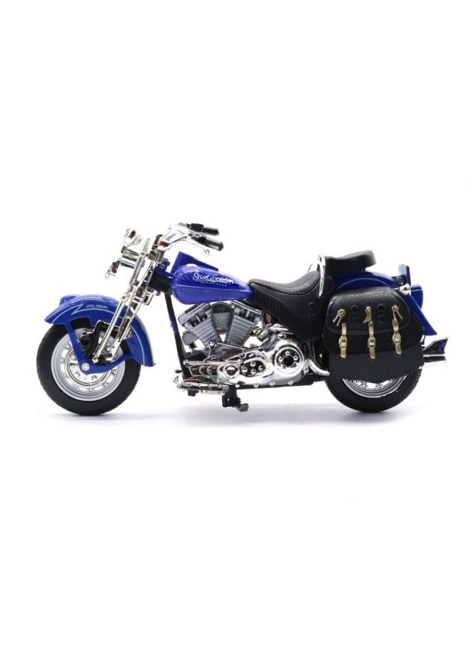 Step Into 1:12 Alloy Motorcycle Yamaha Motorcycle Children's Toy Model Ornaments Simulation Car Boy Toy-Color:796 Blue