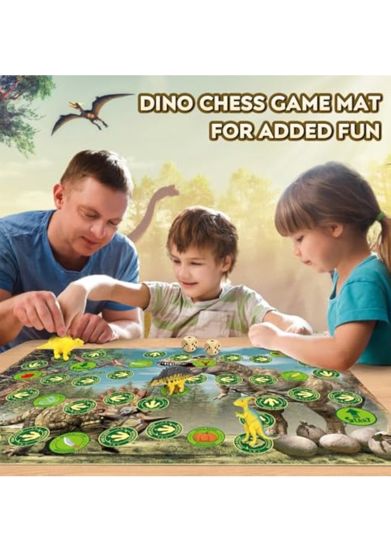 Dinosaur Eggs Dig Kit, Science STEM Toys, 12 Dino Excavation Egg Toys with Playmat, for Kids 5-7, Educational Boy Toy Party Gifts for Boys & Girls Ages