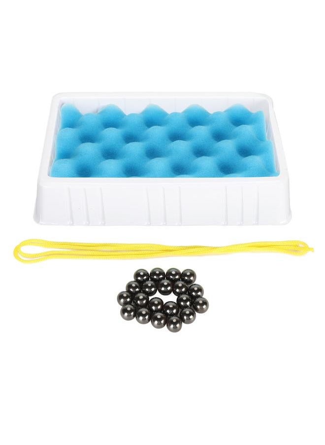 Magnetic Chess Game with Stones String Soft Foam Chessboard Educational Magnet Set for Kids Children