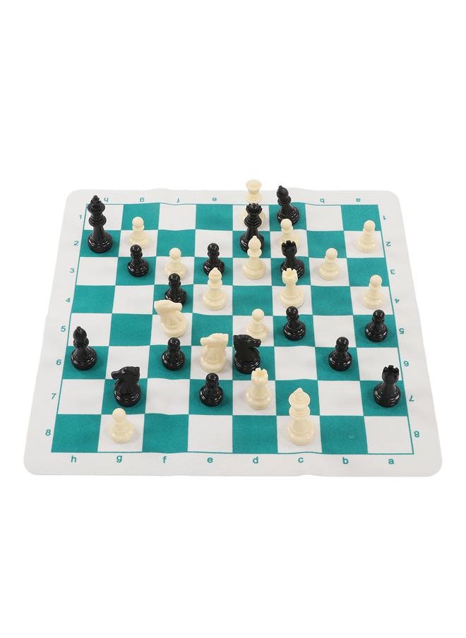 Portable Travel Chess Game Set Roll Up Board for Family Gatherings TravelKing Height 65MM
