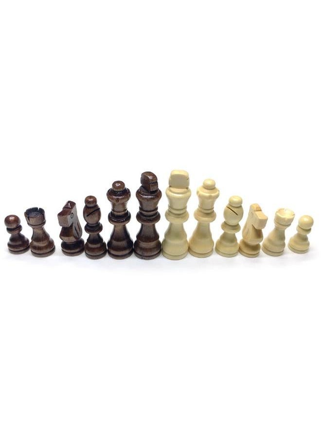 32pcs International Chess Pieces Wood Game Replacement